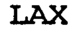 LAX trademark