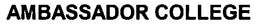 AMBASSADOR COLLEGE trademark