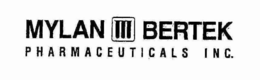 MYLAN BERTEK PHARMACEUTICALS INC. trademark