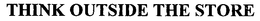 THINK OUTSIDE THE STORE trademark