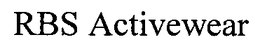 RBS ACTIVEWEAR trademark