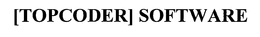 [TOPCODER] SOFTWARE trademark