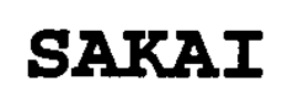 SAKAI trademark