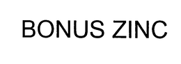 BONUS ZINC trademark