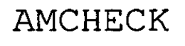 AMCHECK trademark