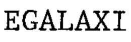 EGALAXI trademark