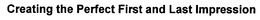 CREATING THE PERFECT FIRST AND LAST IMPRESSION trademark