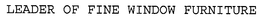 LEADER OF FINE WINDOW FURNITURE trademark
