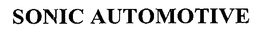 SONIC AUTOMOTIVE trademark