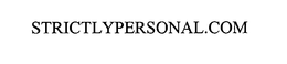 STRICTLYPERSONAL.COM trademark