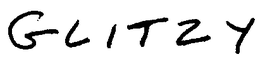 GLITZY trademark