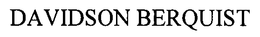 DAVIDSON BERQUIST trademark
