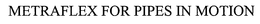 METRAFLEX FOR PIPES IN MOTION trademark