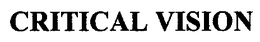 CRITICAL VISION trademark