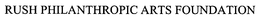 RUSH PHILANTHROPIC ARTS FOUNDATION trademark