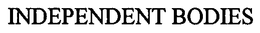 INDEPENDENT BODIES trademark