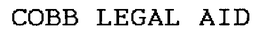 COBB LEGAL AID trademark