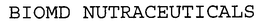 BIOMD NUTRACEUTICALS trademark