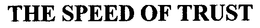 THE SPEED OF TRUST trademark