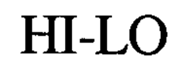 HI-LO trademark