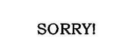SORRY! trademark