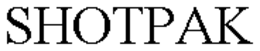 SHOTPAK trademark