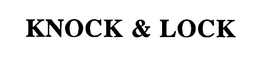 KNOCK & LOCK trademark