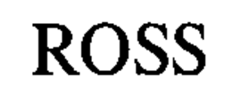 ROSS trademark