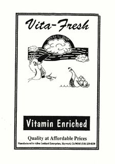 VITA-FRESH "IT'S FOR THE BIRDS" trademark