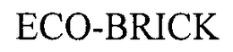 ECO-BRICK trademark