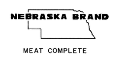 NEBRASKA BRAND MEAT COMPLETE trademark