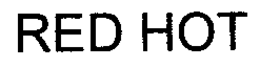 RED HOT trademark