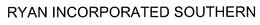 RYAN INCORPORATED SOUTHERN trademark