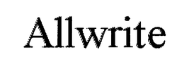 ALLWRITE trademark