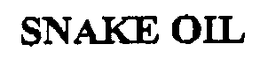 SNAKE OIL trademark
