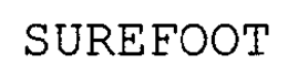 SUREFOOT trademark