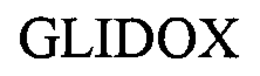 GLIDOX trademark