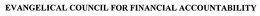 EVANGELICAL COUNCIL FOR FINANCIAL ACCOUNTABILITY trademark