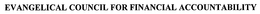 EVANGELICAL COUNCIL FOR FINANCIAL ACCOUNTABILITY trademark