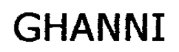 GHANNI trademark