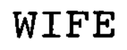 WIFE trademark