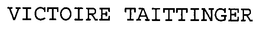 VICTOIRE TAITTINGER trademark