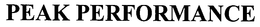 PEAK PERFORMANCE trademark