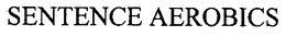 SENTENCE AEROBICS trademark