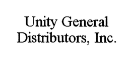 UNITY GENERAL DISTRIBUTORS, INC. trademark