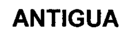 ANTIGUA trademark