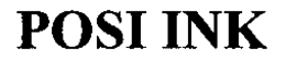 POSI INK trademark