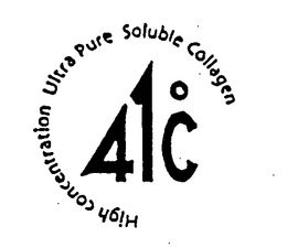41°C HIGH CONCENTRATION ULTRA PURE SOLUBLE COLLAGEN trademark