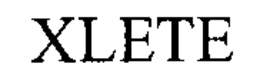 XLETE trademark