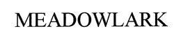 MEADOWLARK trademark